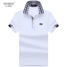 Camisa polo masculina, camisa casual e sólida de manga curta, estampa casual 2024 - compre barato