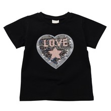 Camiseta de algodón con estampado de juela para bebé, niños y niñas, blusa informal de manga corta, Verano 2024 - compra barato