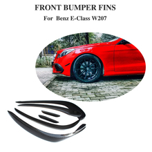 Carbon Fiber Decoration For Mercedes-Benz E Class W207 E350 E400 E550 Coupe Convertible 2014-2016 Front Bumper Fender Trim Vent 2024 - buy cheap