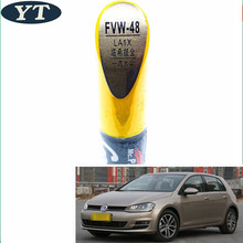 Car scratch repair pen, auto painting pen GOLD color for volkswagen polo golf 6,7 touran passat tiguan CC ,car painting pen 2024 - buy cheap