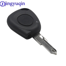 Jingyuqin 5 шт./лот сменный 1 кнопочный чехол для автомобильного ключа тюнинг чехол для Renault Megane Clio Scenic 1 Кнопка IR Remote Fob 2024 - купить недорого