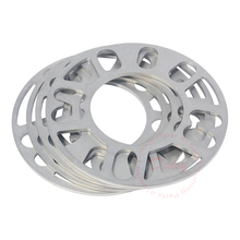 Adaptador de aluminio para brida de rueda de coche, 4x100, 4x108, 4x114,3, 5x100, 5x105, 5x108, 5x112, 5x114,3, 5x120, (4 unids/lote) 2024 - compra barato