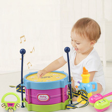 5pcs/set Musical Instrument Kids Music Toys Roll Drum Musical Instruments Band Kit Playing Children Toy Kids Babys Toys 2024 - buy cheap