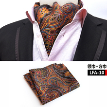 Conjunto de bufandas formales de Cachemira para hombre, conjunto de 2 unidades, a la moda, con pañuelo a juego, trajes de uniforme 2024 - compra barato