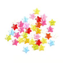 LF 200Pcs Mixed 12mm Star Acrylic Sewing Buttons For Cloth Needlework Flatback Scrapbooking Crafts Decorative Diy Accessories 2024 - buy cheap