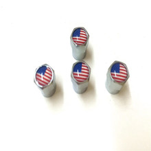 4pcs/lot Car Style USA Flag Logo Tire Valve Cap Truck Motorcycle Bike Wheel Tire Valve Stem Cap For US America Flags 2024 - buy cheap