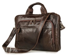 Nesitu-maletín de piel auténtica Vintage para hombre, bolso para computadora portátil portafolio de 14 pulgadas, bolsas de mensajero, # M7334 2024 - compra barato