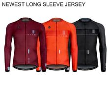 Hot 2019 Autumn high breathability Long Sleeve Cycling Jersey fit race top quality Anti-Pilling Fabric tight fit cycling clothes 2024 - buy cheap