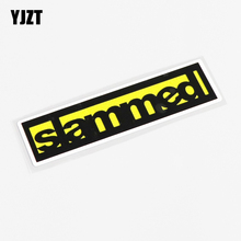 YJZT-pegatinas gráficas de PVC para coche, 11CM x 2,7 CM, Fun Letters Slammed, accesorios 13-0314 2024 - compra barato