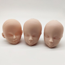 100 unids/lote de accesorios para muñecas, cabezas de maquillaje de plástico para práctica de bricolaje 2024 - compra barato