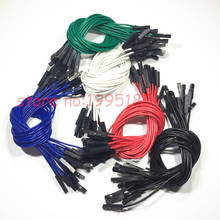 100pcs/Lot New 1p to 1p 20cm 5 colors female to female jumper wire Dupont cable 26AWG 2024 - buy cheap