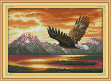 The flying eagle Counted Cross Stitch 11CT Printed 14CT Cross Stitch DIY Chinese Cotton Cross-stitch Kit Embroidery Needlework 2024 - buy cheap