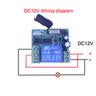 315/433 MHz DC12V 10A 1CH RF Receptor Sem Fio Mini Interruptor do Relé Remoto Controladores de Interruptor de Luz Para O Acesso/Sistema de porta - especificações 315/433 MHz DC12V 10A 1CH RF Receptor Sem Fio Mini Interruptor do Relé Remoto Controladores de Interruptor de Luz Para O Acesso/Sistema de porta - especificações