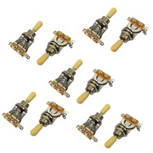 NEW 10pcs 3 Way Toggle Switch Electric Guitar Pickup Selector Switch Guitar Parts 2024 - buy cheap