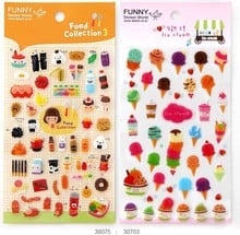 1pack/lot NEW sweet cooking 3D sticker  Decoration label DIY funny work Multifunction 2024 - buy cheap