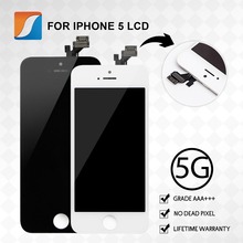 Tela lcd para iphone 5 5g, display para substituição, 100% de alta qualidade, frete grátis 2024 - compre barato
