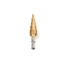 1PCS 4-12mm 5 Steps Hole Cutter Step Cone Drill Titanium Coating HSS Spiral Straight Flute Drill Bit 2024 - buy cheap