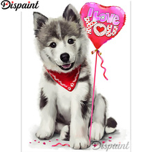 Dispaint Full Square/Round Drill 5D DIY Diamond Painting "Animal dog scenery" 3D Embroidery Cross Stitch Home Decor Gift A12248 2024 - buy cheap