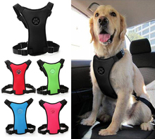 Soft Nylon Mesh Dog Car Seat Harness Safety Dog Vehicle Cars Seat Belt Harnesses Black Red Blue Colors For Medium Large Dogs 2024 - buy cheap