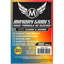 5 packs/lot MAYDAY Card Sleeve 7132 for 55*80mm cards protector clear pack case Board Games Sleeves 2024 - buy cheap