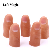 50 pçs duro polegar ponta dedo falso truques de magia perto de desaparecer aparecendo dedo truque adereços brinquedo brincadeira engraçado festa 2024 - compre barato