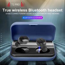 Mini Wireless TWS Earphones T1 Pro Bluetooth Binaural Call True Stereo Headset Android IPX6 Sport Earphones With Charging Box 2024 - buy cheap