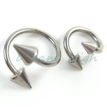Wholesale lip piercing ear piercing Screws Nose ring body piercing 200pcs/lot Free Shipping 2024 - buy cheap