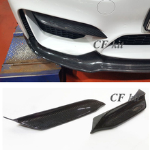 CF Kit-alerón para parachoques delantero de coche, accesorio de fibra de carbono Real para BMW F82, M4, F80, M3, año 2015 2024 - compra barato