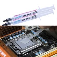2Pcs 2g HY880 Thermal Grease Chipset CPU Cooling Compound Silicone Paste 5.15W  Drop ship 2024 - buy cheap