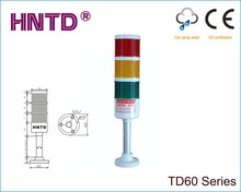 HNTD 60 стержневой тип 24 В часто яркий 3-слойный с зуммером светодиодный индикатор светильник ПУ станок Предупреждение ждающий фонарь 2024 - купить недорого