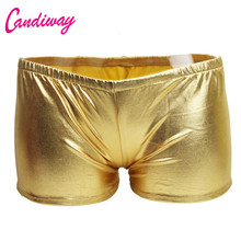 Hot Sexy Men Underwear Boxer Shorts Underpant Mens Underwear Boxers Penis Pouch Gold Shorts Man Underpants Waist Sexy Lingerie 2024 - buy cheap