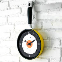 Wall Clock Flat Bottom Pot Omelettes Clock Bar Decor Personality Pocket Watch still life clocks home decoration living  19jul11 2024 - buy cheap