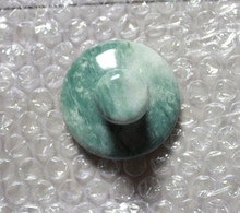 high polished natural green jade mushroom hot spa stone 2024 - buy cheap