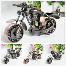 20 Kind 15cm Handmade Vintage Iron Motorcycle Model Motor Figurine Metal Motorbike Prop Boy Gift Kid Toy Home Office Decor 2024 - buy cheap