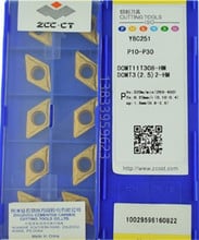 DCMT11T304-HM DCMT11T308-HM YBC251 10pcs/set ZCC.CT Carbide insert Processing: steel  Free shipping 2024 - buy cheap