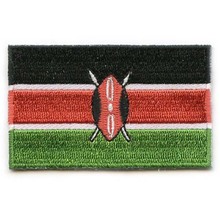 Кенийские кантри патчи сделана из саржи MOQ50pcs плоская брошка с железом на подложке Бесплатная доставка по почте 2024 - купить недорого