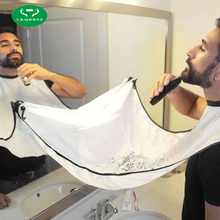 Man Pongee Beard Cloth Care Shave Apron Bib Trimmer Facial Hair Cape Sink White Black Shaving Clean Tool Cleaning Protection 2024 - buy cheap