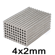 100/200/300pcs Strong disc Magnets Dia 4x2mm N35 Neodymium Magnet Rare Earth Magnet 4mm*2mm Mini Small Round Magnets Disc 4*2mm 2024 - buy cheap
