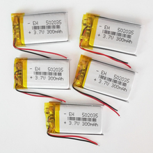 5 PCS 3.7V 300mAh  502035 Lithium Polymer LiPo Rechargeable Battery For MP3 GPS PSP Vedio Game toys bluetooth 5*20*35 2024 - buy cheap