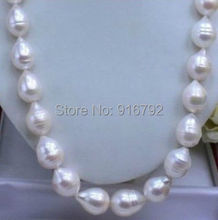 Wholesale>HUGE Beautiful AAA 13-15MM REAL SOUTH SEA WHITE PEARL NECKLACE 18 inches 2024 - buy cheap