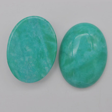 Conta de pedra amazonita oval cabochão 30x22mm, joias cab para mulheres, fabricação de presente (2 1080p) h261 2024 - compre barato