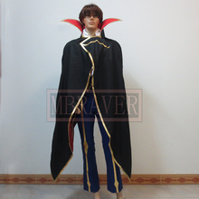 Customized anime C G Code Geass Lelouch Lamperouge ZERO Whole Set Cosplay Costume Any Size 2024 - buy cheap