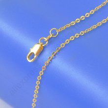 New Hot Top Quality Yellow Gold Filled Chains Necklace 5PCS Lot  Stamped For Pendant Chain With Lobster Clasps 18" 2024 - buy cheap