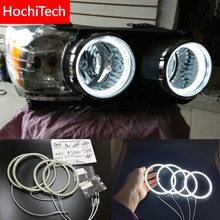 HochiTech for Chevrolet Aveo 2011-2014 Ultra bright SMD white LED angel eyes 2600LM 12V halo ring kit daytime running light DRL 2024 - buy cheap
