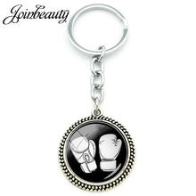 JOINBEAUTY Attractive Trendy Sports Jewelry Keychain Boxing Glove Art Pendant Key Chain Ring Holder    Men Gift KC281 2024 - buy cheap