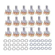 18Pcs 9 Values Single Potentiometer Assortment Kits B500K-5K With Nut And Washe Oct18 Dropship 2024 - buy cheap