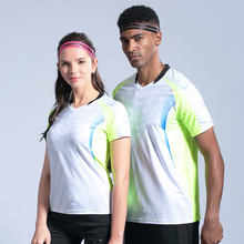 Мужская и женская спортивная рубашка для гольфа, настольного тенниса, бега, быстросохнущие дышащие рубашки для бадминтона, майки, спортивная одежда, футболки 2024 - купить недорого