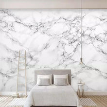 Beibehang-mural de cristal 3d minimalista, moderno, jazz, mármol blanco, decoración del hogar, papel de pared 2024 - compra barato