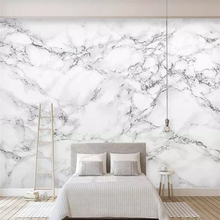 beibehang 3d wallpaper Custom wallpaper mural modern minimalist jazz white marble wall papers home decor papel de parede 2024 - buy cheap