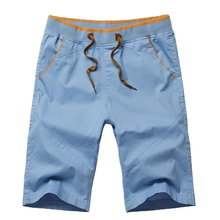 2022 summer men shorts 100% cotton straight drawstring beach trousers moletom masculino M-4XL ACL151 2024 - buy cheap